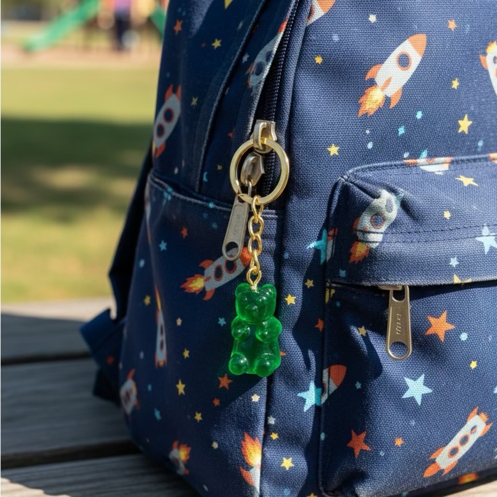 HOST PICK 🩷 4 Gummy Bear Keychains- HANDMADE-Gold - Picture 3 of 9